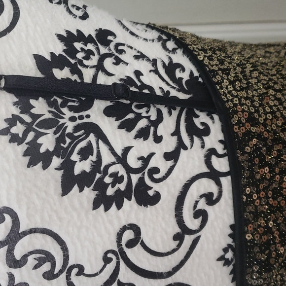 Express Gold and Black Sequin Camisole Tank Top - Picture 9 of 16